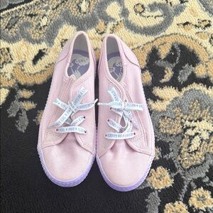 Keds Pink Sneakers with Purple Sole